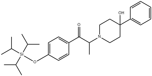 1-[4-(三异丙硅氧基)]-2-(4-羟基-4-苯哌啶基)-1-丙酮