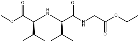 Glycine, N-[N-[1-(methoxycarbonyl)-2-methylpropyl]-D-valyl]-, ethyl ester, (S)- (9CI)