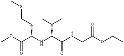 Glycine, N-[N-[1-(methoxycarbonyl)-3-(methylthio)propyl]-D-valyl]-, ethyl ester, (S)- (9CI)