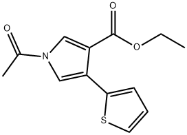 1-ACETYL-4-(2-THIENYL)-1H-PYRROLE-3-CARBOXYLIC ACID ETHYL ESTER