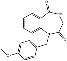 3,4-二羟基-1-(4-甲氧苯基甲基)-1H-1,4-苯并二氮杂卓-2,5-二酮