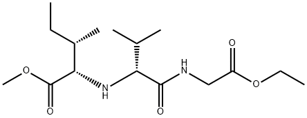 Glycine, N-[N-[1-(methoxycarbonyl)-2-methylbutyl]-D-valyl]-, ethyl ester, [S-(R*,R*)]- (9CI)