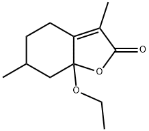 2(4H)-Benzofuranone,7a-ethoxy-5,6,7,7a-tetrahydro-3,6-dimethyl-(9CI)