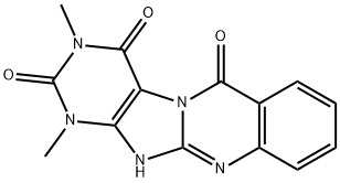 Purino[8,7-b]quinazoline-2,4,6(1H,3H,11H)-trione,  1,3-dimethyl-  (9CI)