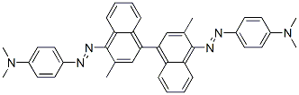 4,4||-||-Bis(4-dimethylaminophenylazo)-3,3||-||-dimethyl-1,1||-||-binaphthalene