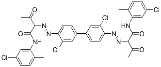 4,4||-||-Bis[[1-(2-methyl-5-chlorophenylamino)-1,3-dioxobutan-2-yl]azo]-3,3||-||-dichloro-1,1||-||-biphenyl