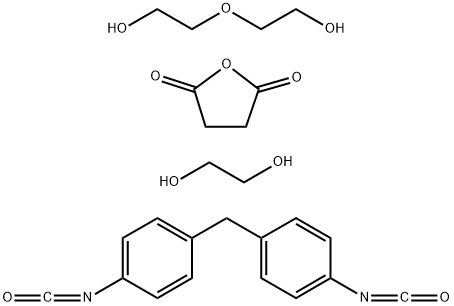2,5-Furandione, dihydro-, polymer with 1,2-ethanediol, 1,1-methylenebis4-isocyanatobenzene and 2,2-oxybisethanol
