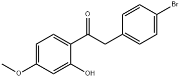 2-(4-溴苯基)-1-(2-羟基-4-甲氧基苯基)乙酮