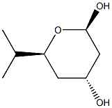 2H-Pyran-2,4-diol,tetrahydro-6-(1-methylethyl)-,[2R-(2alpha,4bta,6alpha)]-(9CI)