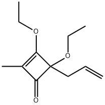 2-Cyclobuten-1-one,3,4-diethoxy-2-methyl-4-(2-propenyl)-(9CI)