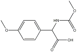 2-(methoxycarbonylamino)-2-(4-methoxyphenyl)acetic acid