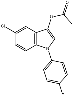 3-乙酰氧基-5-氯-1-(4-氟苯基)-1H-吲哚