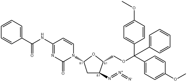 2||-||-Azido-N4-benzoyl-2||-||,3||-||-dideoxy-5||-||-O-DMT-cytidine