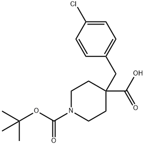 1-BOC-4-(4-氯苄基)-4-哌啶甲酸