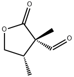 3-Furancarboxaldehyde, tetrahydro-3,4-dimethyl-2-oxo-, cis- (9CI)