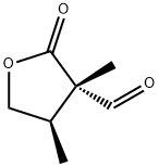 3-Furancarboxaldehyde, tetrahydro-3,4-dimethyl-2-oxo-, trans- (9CI)