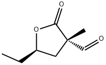 3-Furancarboxaldehyde, 5-ethyltetrahydro-3-methyl-2-oxo-, trans- (9CI)