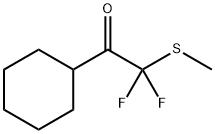 Ethanone, 1-cyclohexyl-2,2-difluoro-2-(methylthio)- (9CI)