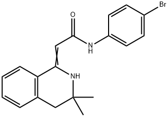 (2E)-N-(4-bromophenyl)-2-(3,3-dimethyl-2,4-dihydroisoquinolin-1-yliden e)acetamide