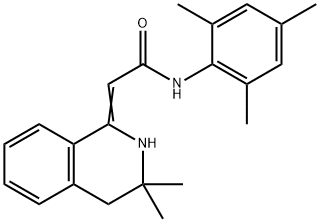 2-(3,4-Dihydro-3,3-dimethyl-1(2H)-isoquinolinylidene)-N-(2,4,6-trimeth ylphenyl)acetamide