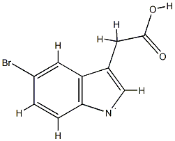 1H-Indol-1-yl,5-bromo-3-(carboxymethyl)-(9CI)