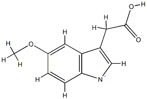 1H-Indol-1-yl,3-(carboxymethyl)-5-methoxy-(9CI)
