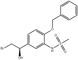 (R)-N-[5-(2-溴-1-羟乙基)-2-(苯基甲氧基)苯基]甲磺酰胺