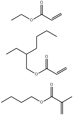 2-Propenoic acid, 2-methyl-, butyl ester, polymer with 2-ethylhexyl 2-propenoate and ethyl 2-propenoate