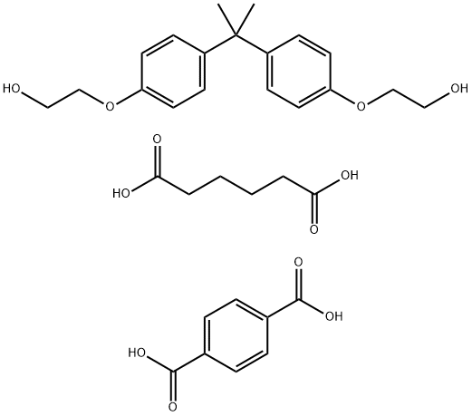 TEREPHTHALIC ACID-2,2-BIS[(4-BETA-HYDROXYETHOXY)-PHENYL] PROPANE-ADIPICACID POLYCONDENSATE)