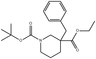 1-BOC-3-苄基哌啶-3-甲酸乙酯