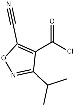 4-Isoxazolecarbonylchloride,5-cyano-3-(1-methylethyl)-(9CI)