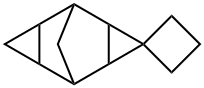 Spiro[cyclobutane-1,3-tetracyclo[3.3.1.02,4.06,8]nonane] (9CI)