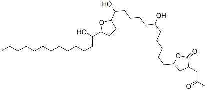 5-[6,11-dihydroxy-11-[5-(1-hydroxytridecyl)oxolan-2-yl]undecyl]-3-(2-o xopropyl)oxolan-2-one