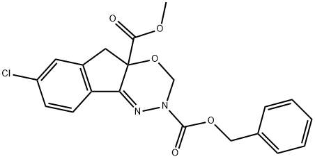 7-氯茚并[1,2-E][1,3,4]恶二嗪-2,4A(3H,5H)-二羧酸 4A-甲酯 2-苄酯