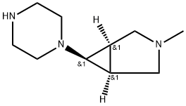 3-Azabicyclo[3.1.0]hexane,3-methyl-6-(1-piperazinyl)-,(1-alpha-,5-alpha-,6-bta-)-(9CI)