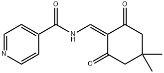N-[(4,4-Dimethyl-2,6-dioxocyclohexylidene)methyl]isonicotinamide