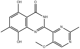 4(1H)-Quinazolinone,  5,8-dihydroxy-2-(5-methoxy-2-methyl-4-pyrimidinyl)-7-methyl-  (9CI)
