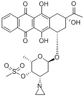 (7S,9S)-9-acetyl-7-[(2S,4S,5S,6S)-4-aziridin-1-yl-6-methyl-5-methylsulfonyloxy-oxan-2-yl]oxy-6,9,11-trihydroxy-8,10-dihydro-7H-tetracene-5,12-dione