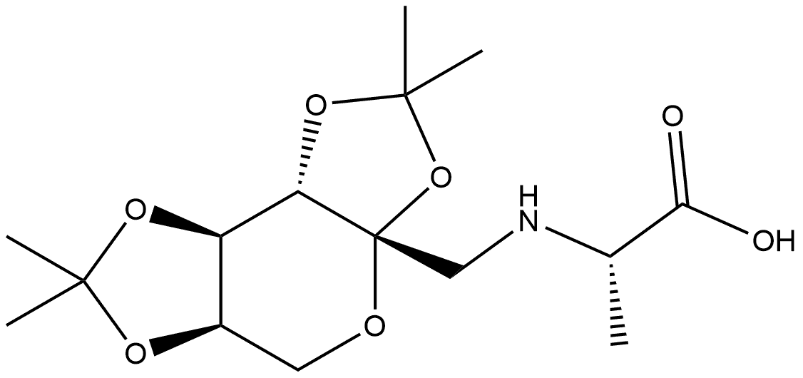 N-[1-Deoxy-2,3:4,5-bis-O-(1-methylethylidene)-β-D-fructopyranos-1-yl]-L-alanine