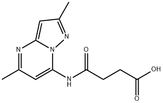 4-((2,5-Dimethylpyrazolo(1,5-a)pyrimidin-7-yl)amino)-4-oxobutanoic aci d