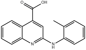 2-[(2-methylphenyl)amino]quinoline-4-carboxylic acid