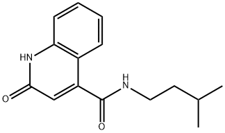 4-Quinolinecarboxylic acid, 1,2-dihydro-N-(3-methylbutyl)-2-oxo-