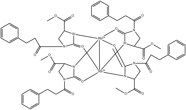 (4S)-铑,四基色[Μ-[甲基2-氧代-1-(1-氧代-3-苯基丙基)-4-咪唑啉羧基-N3:O2]]二-(RH-RH)