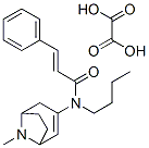 (E)-N-butyl-N-(8-methyl-8-azabicyclo[3.2.1]oct-3-en-3-yl)-3-phenyl-pro p-2-enamide, oxalic acid