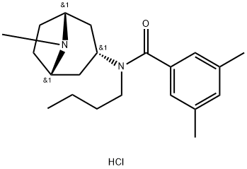 N-butyl-3,5-dimethyl-N-(8-methyl-8-azabicyclo[3.2.1]oct-3-yl)benzamide hydrochloride
