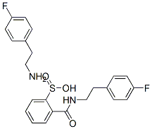 2-(4-fluorophenyl)ethanamine, 2-[2-(4-fluorophenyl)ethylcarbamoyl]benz enesulfinic acid