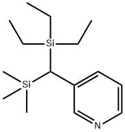 Pyridine, 3-[(triethylsilyl)(trimethylsilyl)methyl]- (9CI)