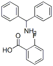 diphenylmethanamine, 2-fluorobenzoic acid