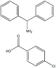 4-chlorobenzoic acid, diphenylmethanamine