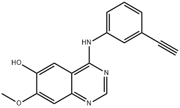 4-(3-乙炔基苯基胺基)-7-甲氧基喹唑啉-6-醇